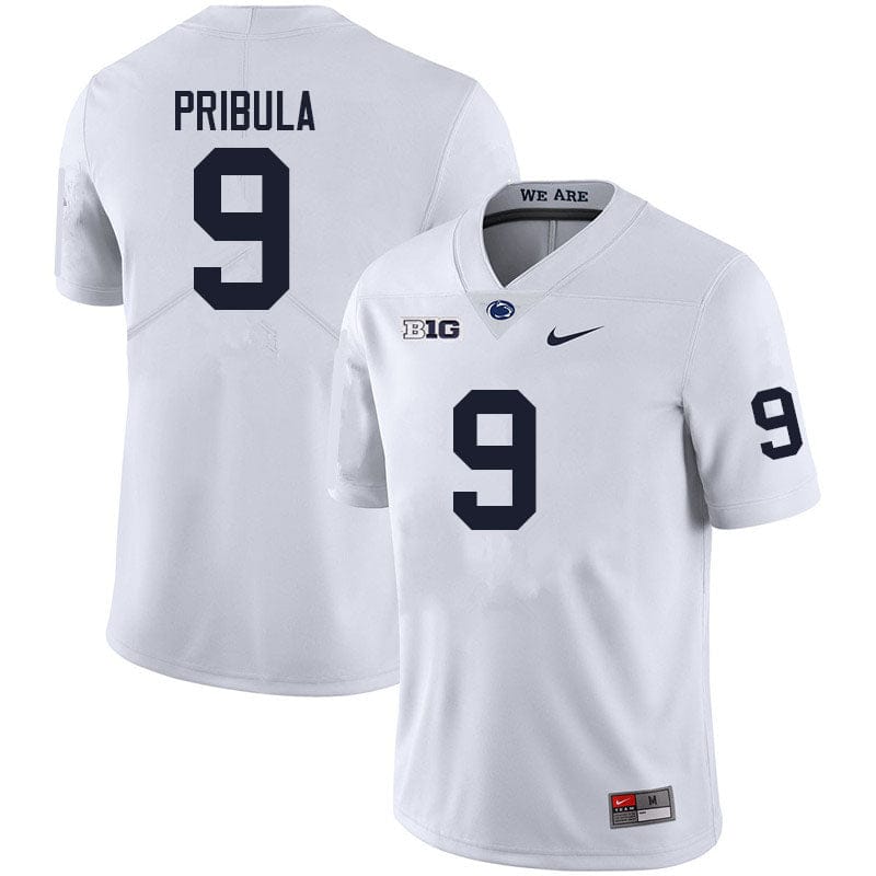 Penn State Beau Pribula Jersey #9 College Football Game White With Name