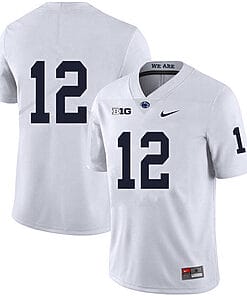 Penn State Brandon Smith Jersey #12 College Football Game White No Name