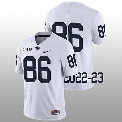 Penn State Brenton Strange Jersey #86 College Football Game White No Name