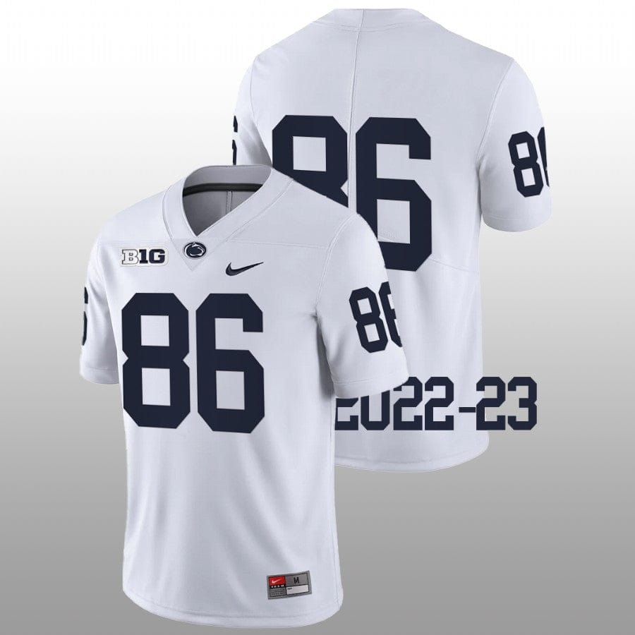 Penn State Brenton Strange Jersey #86 College Football Game White No Name
