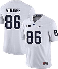 Penn State Brenton Strange Jersey #86 College Football Game White With Name