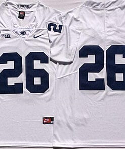 Penn State Caziah Holmes Jersey #26 College Football Game White No Name