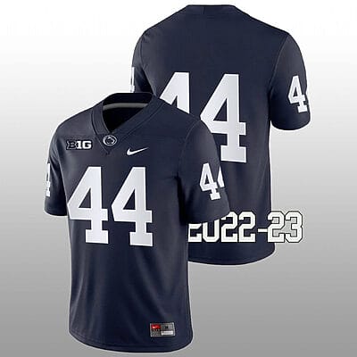 Penn State Chop Robinson Jersey #44 College Football Game Navy No Name