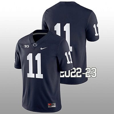 Penn State Christian Veilleux Jersey #11 College Football Game Navy No Name