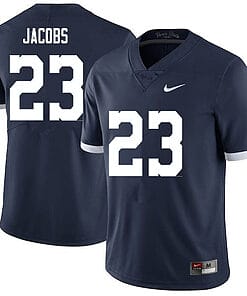 Penn State Curtis Jacobs Jersey #23 College Football Game Navy Retro With Name