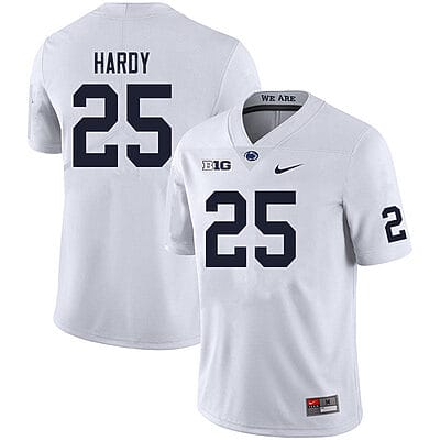 Penn State Daequan Hardy Jersey #25 College Football Game White With Name