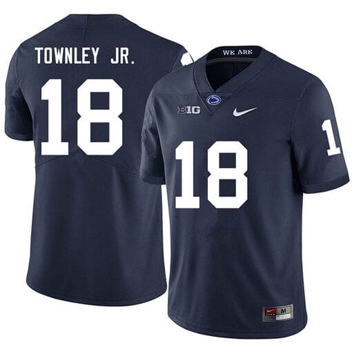 Penn State Davon Townley Jr Jersey #18 College Football Game Navy With Name
