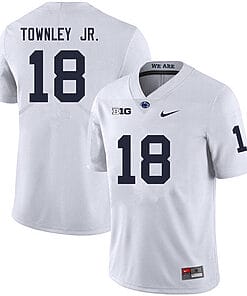 Penn State Davon Townley Jr Jersey #18 College Football Game White With Name