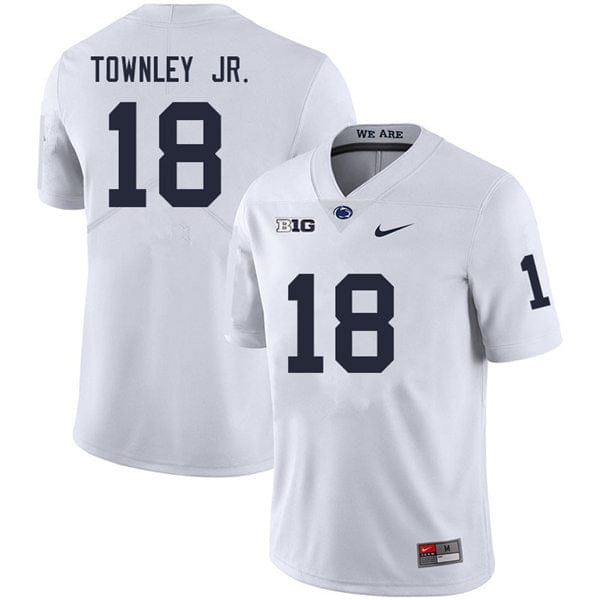 Penn State Davon Townley Jr Jersey #18 College Football Game White With Name