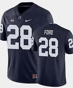 Penn State Devyn Ford Jersey #28 College Football Game Navy With Name
