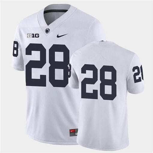 Penn State Devyn Ford Jersey #28 College Football Game White No Name