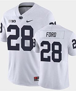 Penn State Devyn Ford Jersey #28 College Football Game White With Name