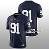 Penn State Dvon Ellies Jersey #91 College Football Game Navy No Name