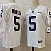 Penn State Jahan Dotson Jersey #5 College Football Game White With Name