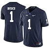 Penn State Jaquan Brisker Jersey #1 College Football Game Navy With Name