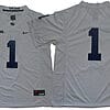 Penn State Jaquan Brisker Jersey #1 College Football Game White No Name