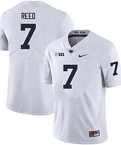 Penn State Jaylen Reed Jersey #7 College Football Game White With Name