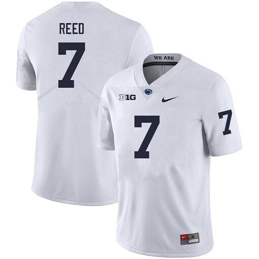Penn State Jaylen Reed Jersey #7 College Football Game White With Name