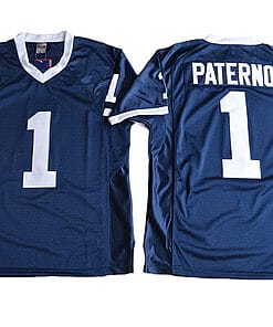 Penn State Joe Paterno Jersey #1 College Football Game Navy With Name