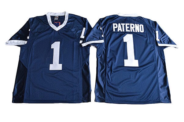 Penn State Joe Paterno Jersey #1 College Football Game Navy With Name