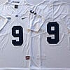 Penn State Joey Porter Jr Jersey #9 College Football Game White No Name