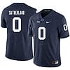 Penn State Jonathan Sutherland Jersey #0 College Football Game Navy With Name