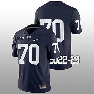 Penn State Juice Scruggs Jersey #70 College Football Game Navy No Name