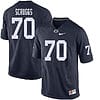 Penn State Juice Scruggs Jersey #70 College Football Game Navy With Name