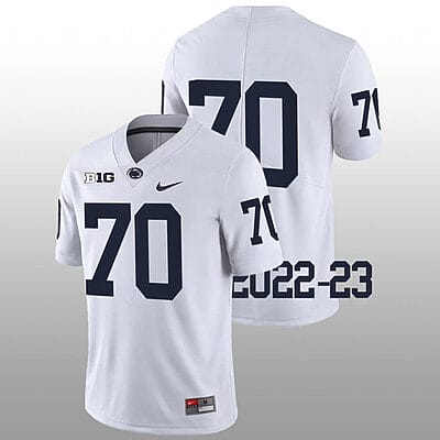 Penn State Juice Scruggs Jersey #70 College Football Game White No Name