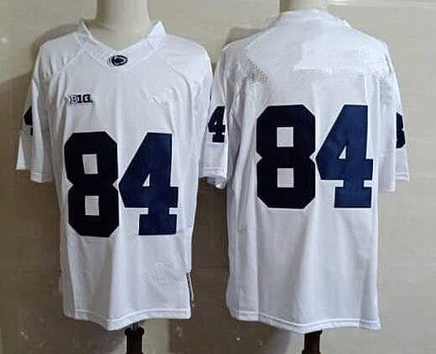 Penn State Juwan Johnson Jersey #84 College Football Game White No Name
