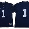Penn State KJ Hamler Jersey #1 College Football Game Navy No Name