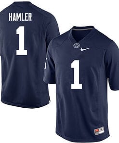 Penn State KJ Hamler Jersey #1 College Football Game Navy With Name