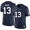 Penn State Kaytron Allen Jersey #13 College Football Game Navy With Name