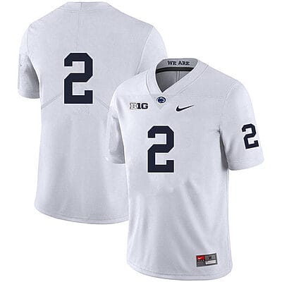 Penn State Keaton Ellis Jersey #2 College Football Game White No Name