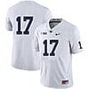 Penn State Mason Stahl Jersey #17 College Football Game White No Name