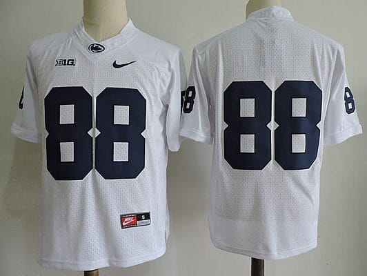 Penn State Mike Gesicki Jersey #88 College Football Game White No Name