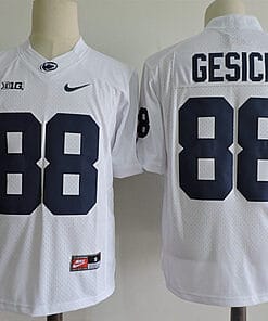 Penn State Mike Gesicki Jersey #88 College Football Game White With Name