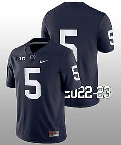 Penn State Mitchell Tinsley Jersey #5 College Football Game Navy No Name