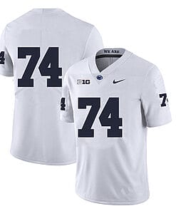 Penn State Olumuyiwa Fashanu Jersey #74 College Football Game White No Name