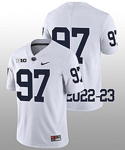 Penn State PJ Mustipher Jersey #97 College Football Game White No Name