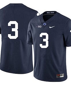 Penn State Parker Washington Jersey #9 College Football Game Navy No Name