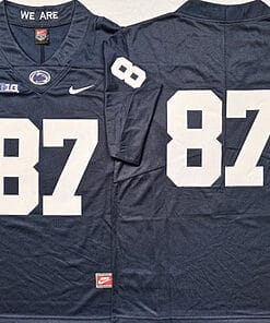 Penn State Pat Freiermuth Jersey #87 College Football Game Navy No Name