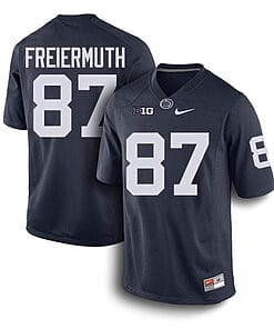 Penn State Pat Freiermuth Jersey #87 College Football Game Navy With Name