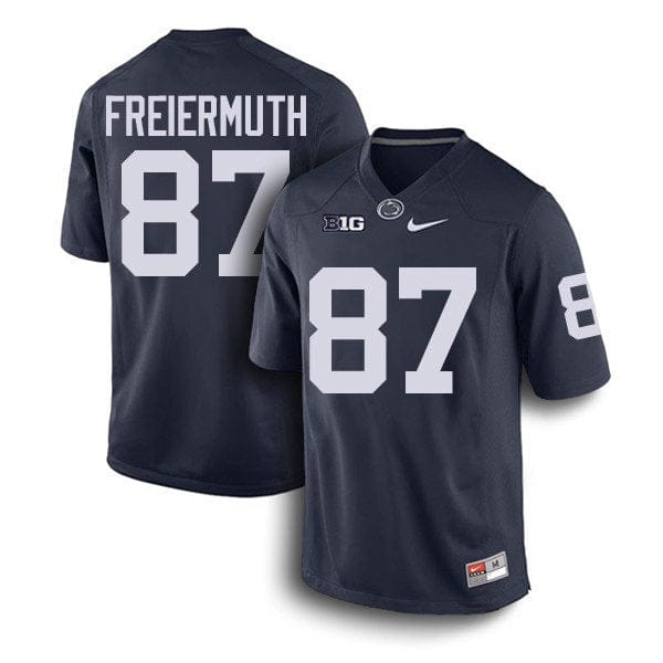 Penn State Pat Freiermuth Jersey #87 College Football Game Navy With Name