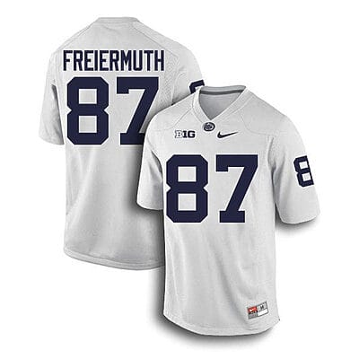Penn State Pat Freiermuth Jersey #87 College Football Game White With Name