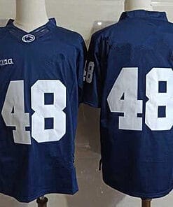 Penn State Shareef Miller Jersey #48 College Football Game Navy No Name