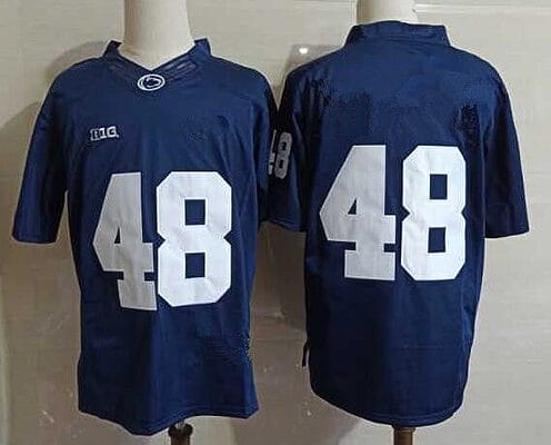 Penn State Shareef Miller Jersey #48 College Football Game Navy No Name