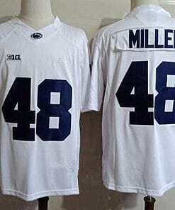Penn State Shareef Miller Jersey #48 College Football Game White With Name