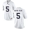 Penn State Tariq Castro Fields Jersey #5 College Football Game White With Name