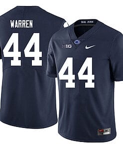 Penn State Tyler Warren Jersey #44 College Football Game Navy With Name